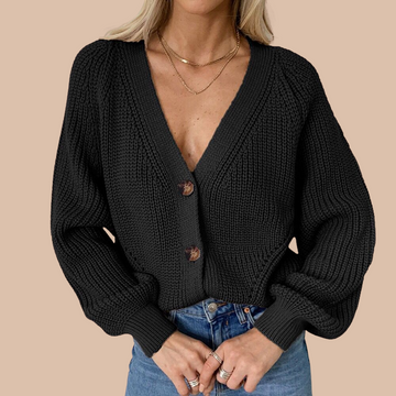 Rya Loose Knit Cardigan - SunsetFashionLA